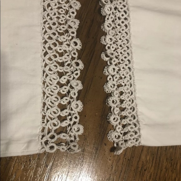 Vintage standard size pillow cases lot of 6 w vintage lace tatted crocheted old - Picture 10 of 12